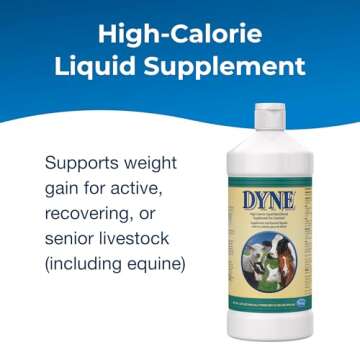Pet-Ag Dyne High Calorie Liquid Nutritional Supplement for Livestock - 32 oz - Includes Added Vitami...