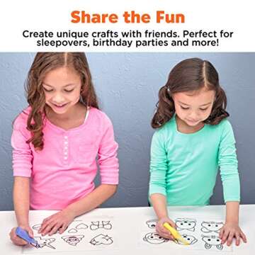 Creativity for Kids Emoji Window Art - Paint Your Own DIY Window Art Craft Kit for Kids, Multi, 1 Count (Pack of 1)