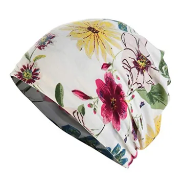 JarseHera Women's Slouchy Beanie - Cute Cotton Cap for Chemo Support and Fashion