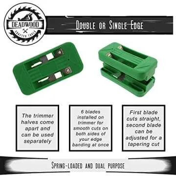 DCT Wood Veneer Double Edge Banding Trimmer for Plywood