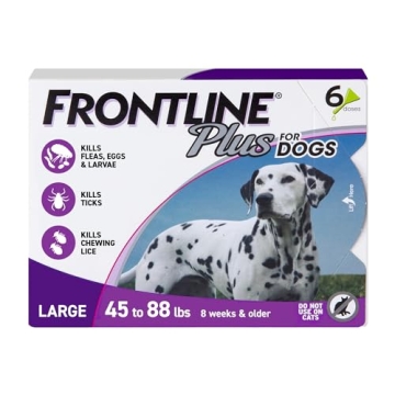 Frontline Plus for Large Dogs: Ultimate Flea & Tick Defense