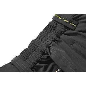 Quick-Dry Men's Hiking Pants with Belt & 5 Pockets