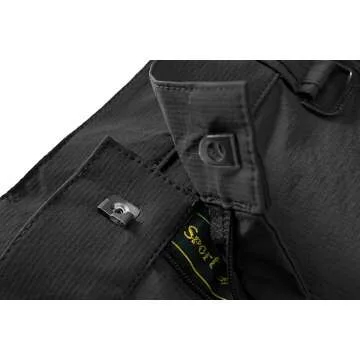 Quick-Dry Men's Hiking Pants with Belt & 5 Pockets
