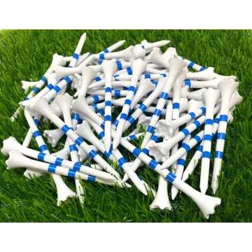 NorthPointe 3 ¼” Golf Tees - 100 Plastic Tees in Bulk