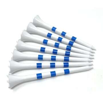 NorthPointe 3 ¼” Golf Tees - 100 Plastic Tees in Bulk