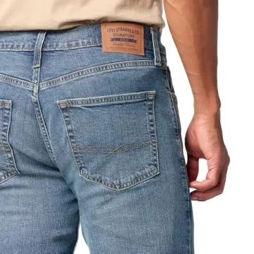 Levi Strauss Signature Gold Men's Slim Fit Jeans Uncharted 44W x 30L