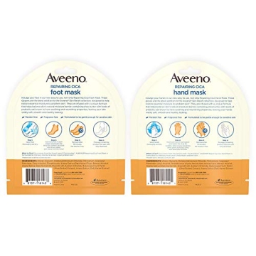 Aveeno CICA Foot & Hand Masks for Extra Dry Skin