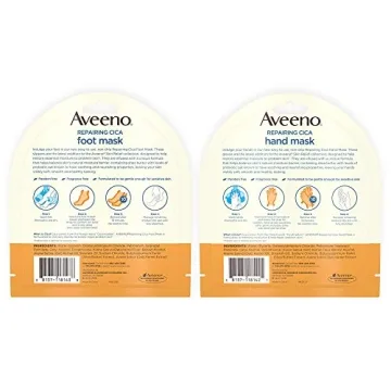 Aveeno CICA Foot & Hand Masks for Extra Dry Skin