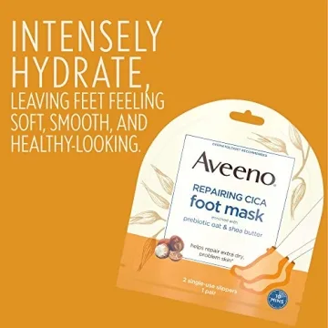 Aveeno CICA Foot & Hand Masks for Extra Dry Skin