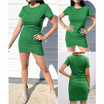 BTFBM Women's Casual Beach Wrap Dress - Stylish Comfort