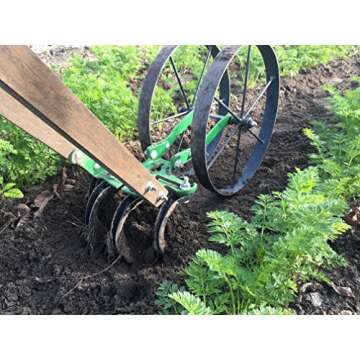 Hoss Double Wheel Hoe | Cultivate, Weed, Plow and Maintain Your Garden!