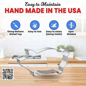 Foose 5-Inch Marranitos Pig Cookie Cutter for Fun Baking