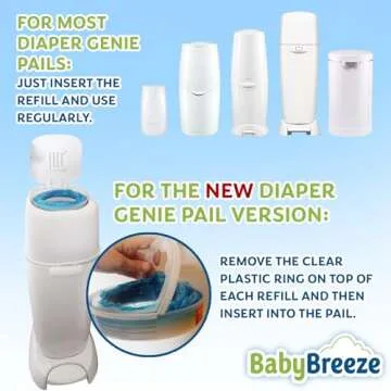 Affordable BabyBreeze Diaper Pail Refills for Odor Control