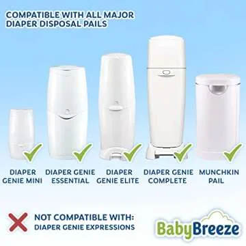 Affordable BabyBreeze Diaper Pail Refills for Odor Control