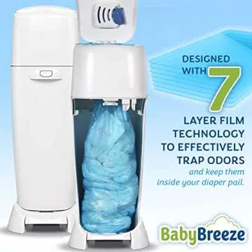 Affordable BabyBreeze Diaper Pail Refills for Odor Control