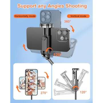 67-inch Selfie Stick Tripod Combo for Instant Memories