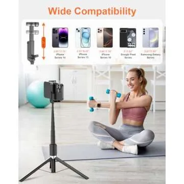 67-inch Selfie Stick Tripod Combo for Instant Memories