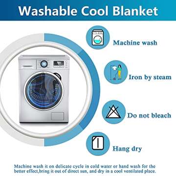 KPBLIS Cooling Thin Bamboo Blankets for Hot Sleepers, Extra Cool Throw Lightweight Summer Blankets for Hot Flashes Big Queen Size (79x91 inches, Light Grey)