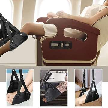 Airplane Foot Hammock - Travel Comfort for Everyone