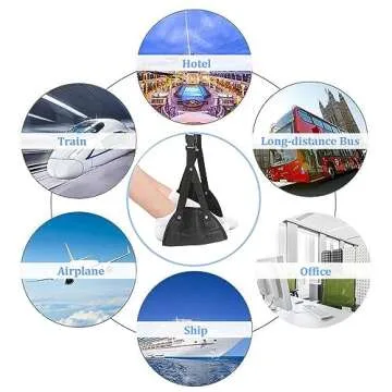 Airplane Foot Hammock - Travel Comfort for Everyone