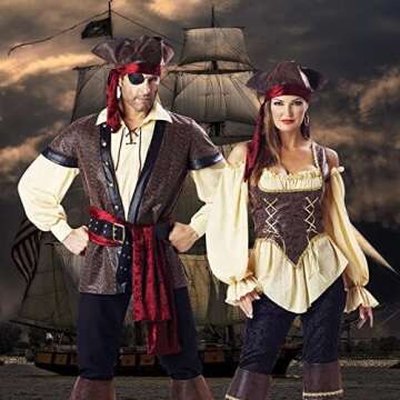 Zando Unisex Pirate Costume Accessories for All Occasions
