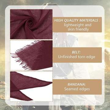 Zando Unisex Pirate Costume Accessories for All Occasions