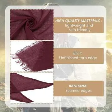 Zando Unisex Pirate Costume Accessories for All Occasions