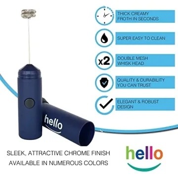 MATCHA DNA HELLO Milk Frother for Lattes and Coffee