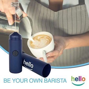 MATCHA DNA HELLO Milk Frother for Lattes and Coffee