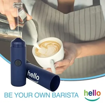 MATCHA DNA HELLO Milk Frother for Lattes and Coffee