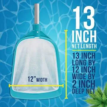 Professional 6 Foot Leaf Skimmer Net for Pool Cleaning