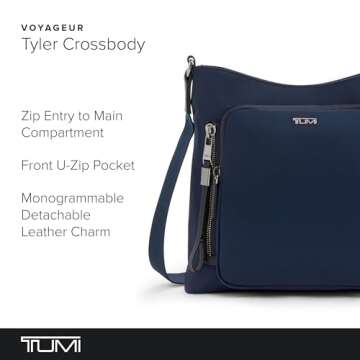 TUMI - Voyageur Tyler Crossbody - Nylon Crossbody Bag - Business, Travel Bag - Stain, Water-Resistan...