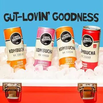 Liquid Remedy Kombucha: Sugar-Free, Refreshing Gut Health Drink