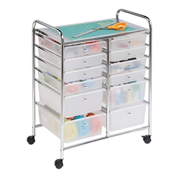 Honey-Can-Do Rolling Storage Cart with 12 Drawers