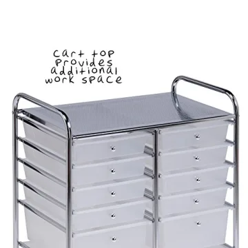 Honey-Can-Do Rolling Storage Cart with 12 Drawers