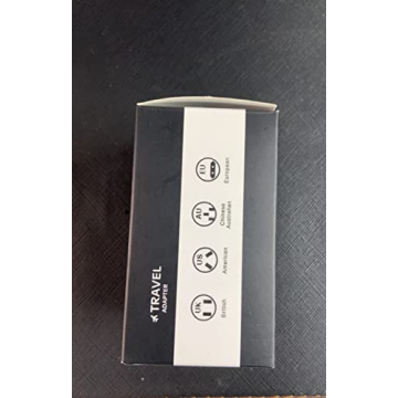 JOOMFEEN Universal Travel Adapter Dual USB Worldwide Charging