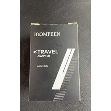 JOOMFEEN Universal Travel Adapter Dual USB Worldwide Charging