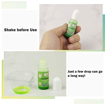 LET'S RESIN Vibrant Epoxy Dye Set for Crafting