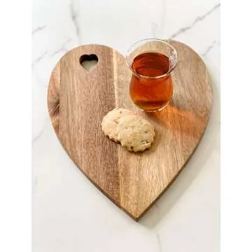 Premium Handmade Acacia Wood Charcuterie Board by Kozy Kitchen