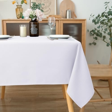 Biscaynebay Textured Tablecloth 90x90 for Stylish Dining