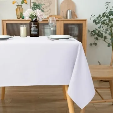 Biscaynebay Textured Tablecloth 90x90 for Stylish Dining