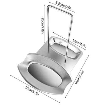 Yummy Sam Pot Lid Holder and Spoon Rest for Easy Cooking