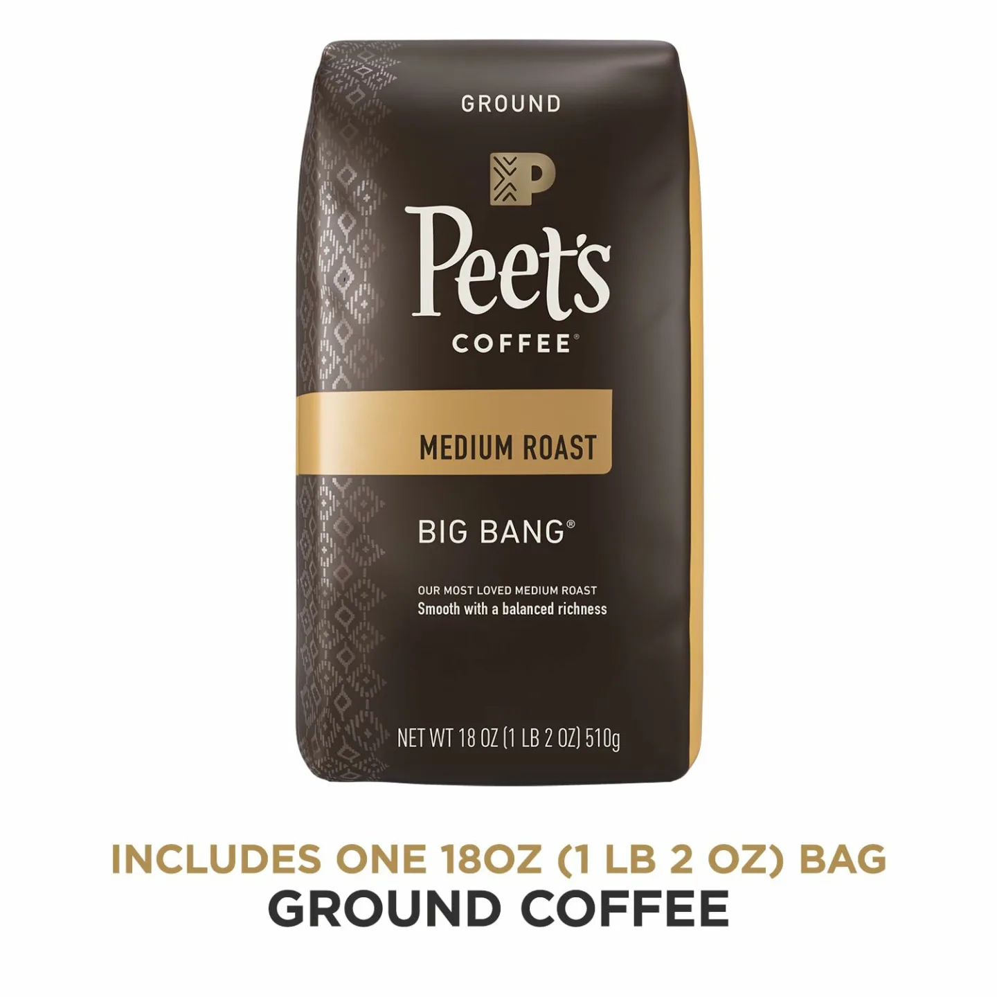Peet's Big Bang Medium Roast Ground Coffee 18oz