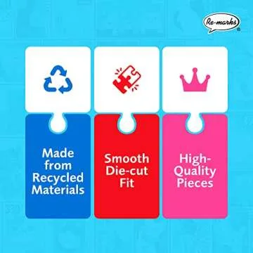 Re-marks Cat Postage-Stamp Collage Puzzle, 500-Piece Puzzle for All Ages