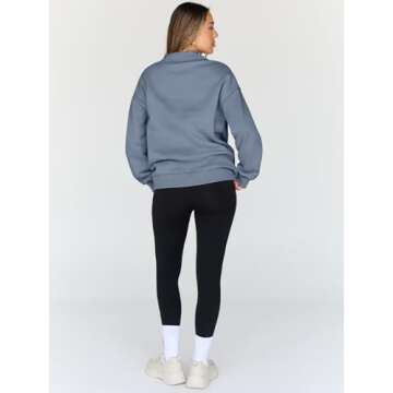 Trendy Queen Women's Oversized Sweatshirts - Fashionable Comfort