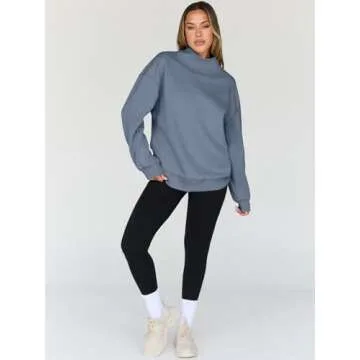 Trendy Queen Women's Oversized Sweatshirts - Fashionable Comfort