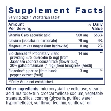 Life Extension Fast-C® & Bio-Quercetin® Vitamin C Supplement