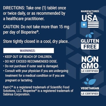 Life Extension Fast-C® & Bio-Quercetin® Vitamin C Supplement