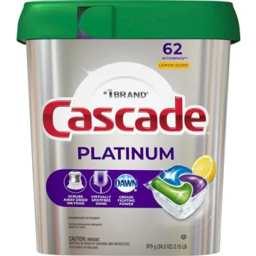 Cascade Platinum Dishwasher Pods for Sparkling Clean Dishes