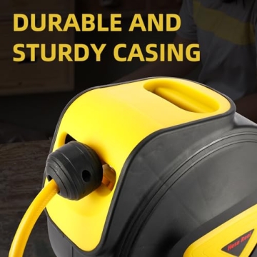 8MILELAKE Auto Rewind Air Hose Reel Wall Mount 33ft